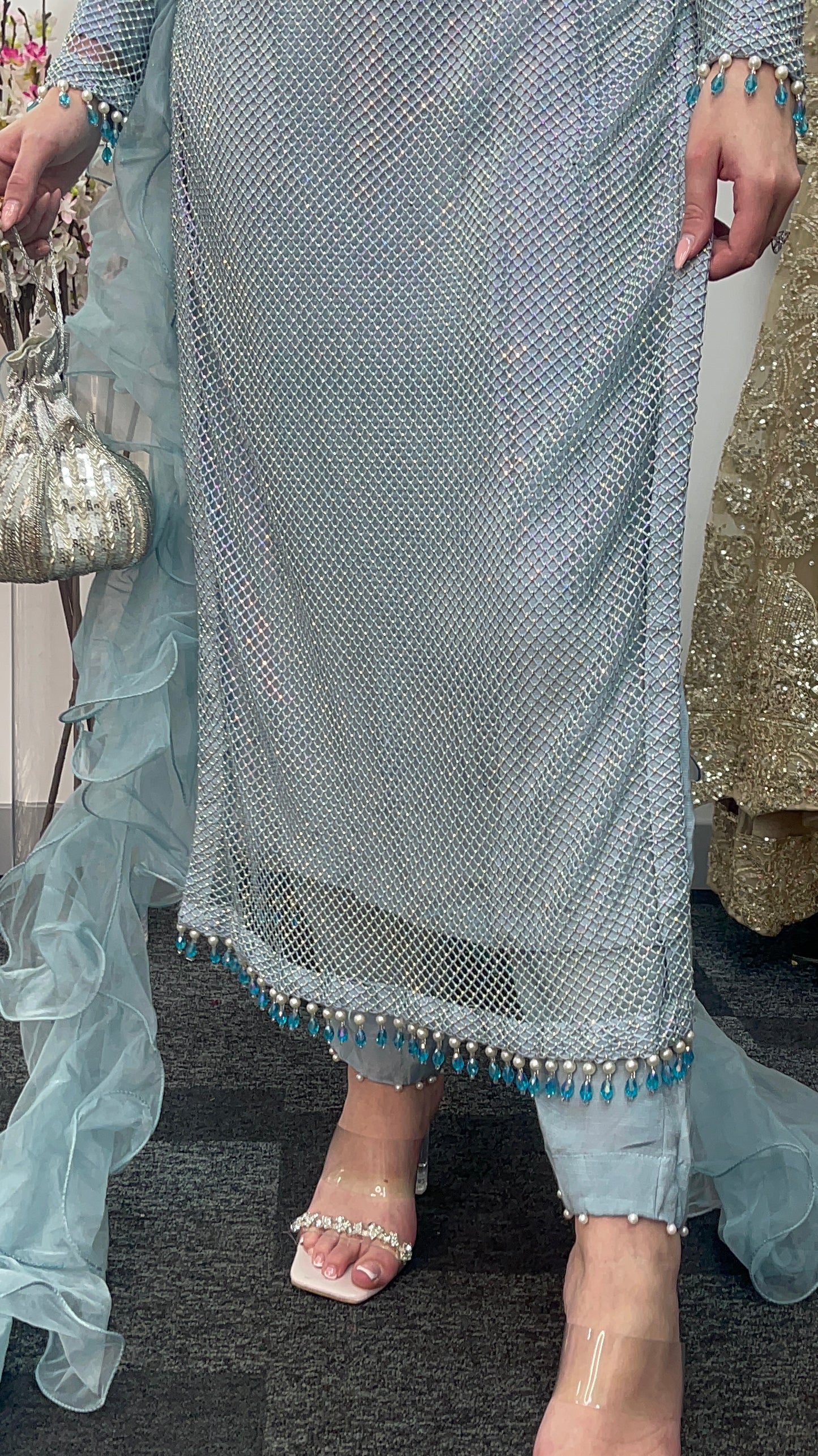 Fish Net - Blue -