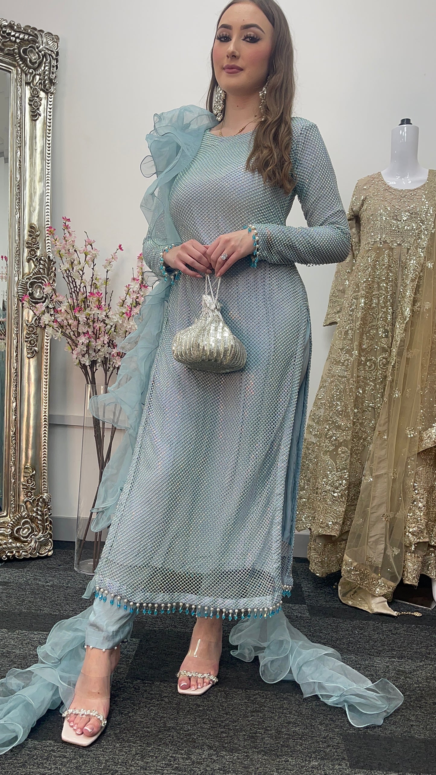 Fish Net - Blue -