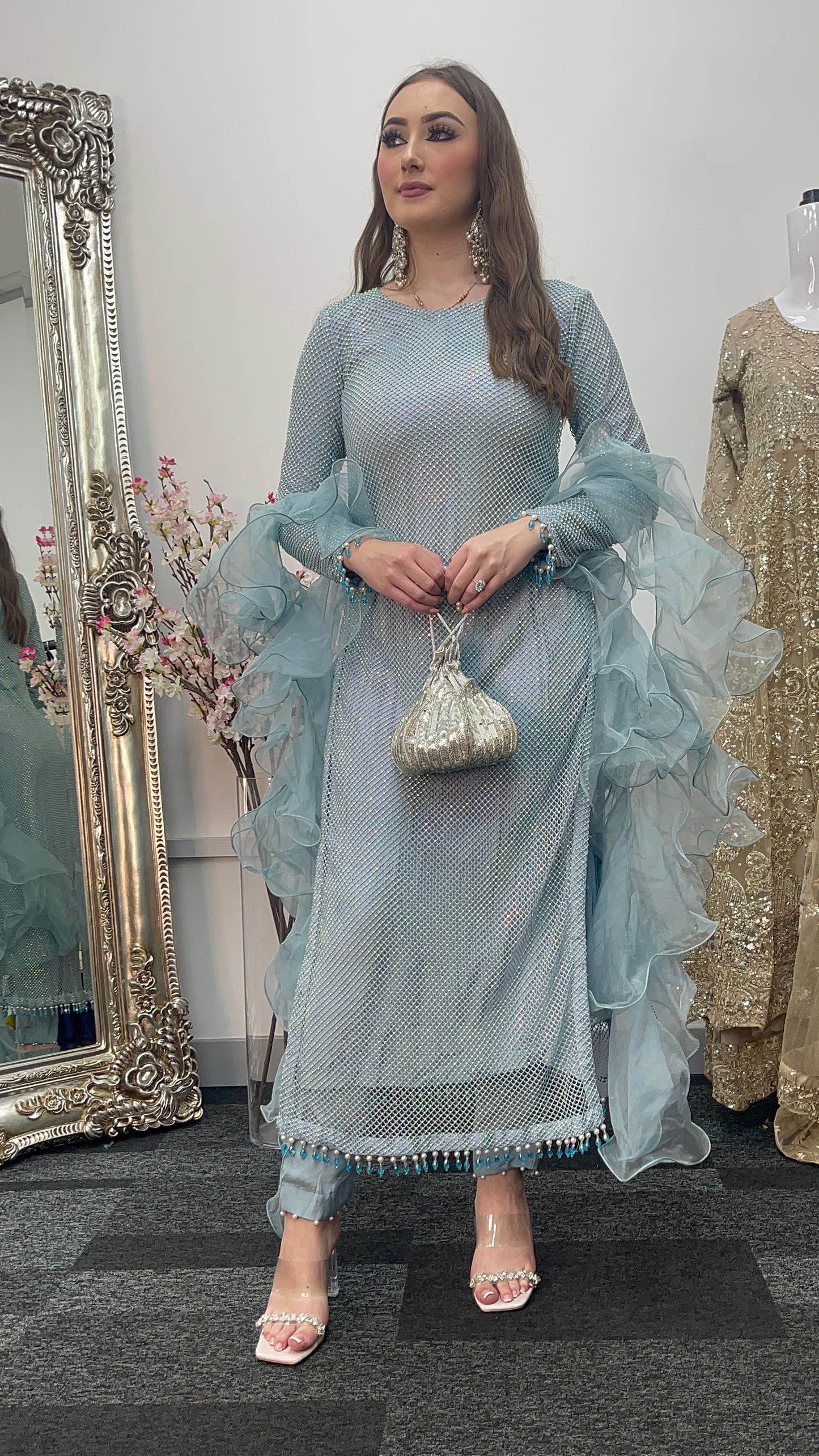 Fish Net - Blue -