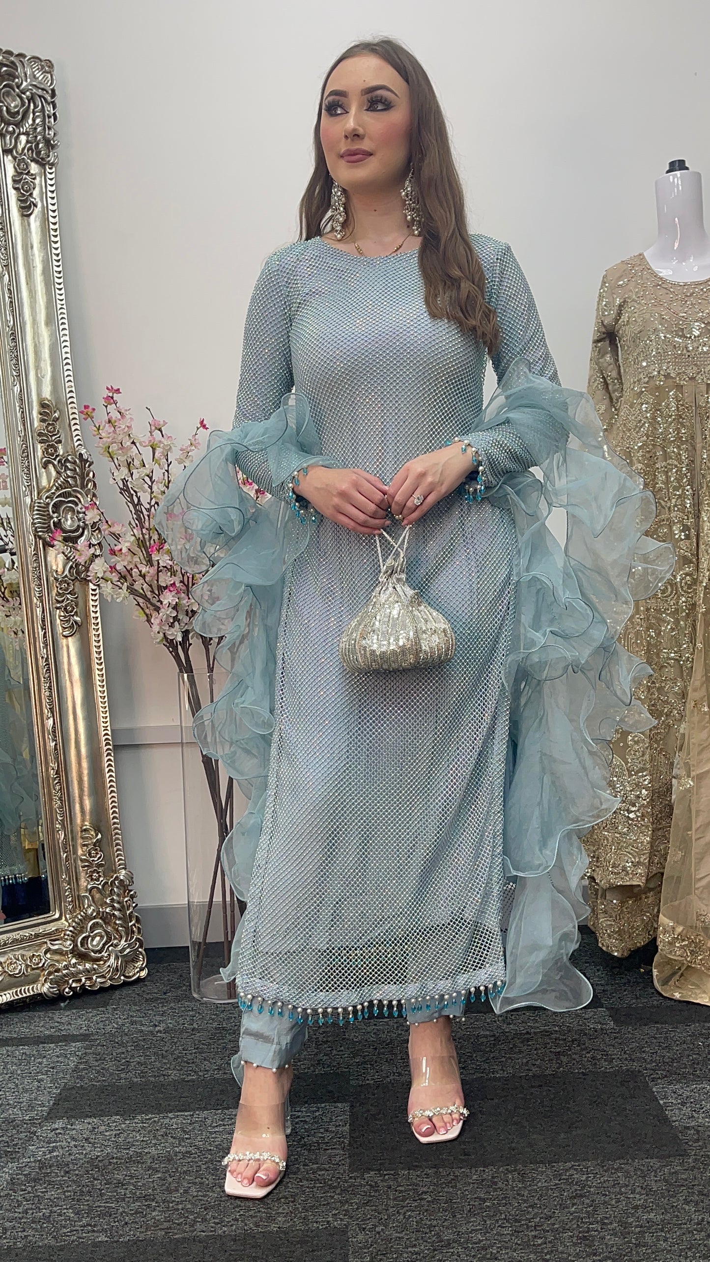 Fish Net - Blue -