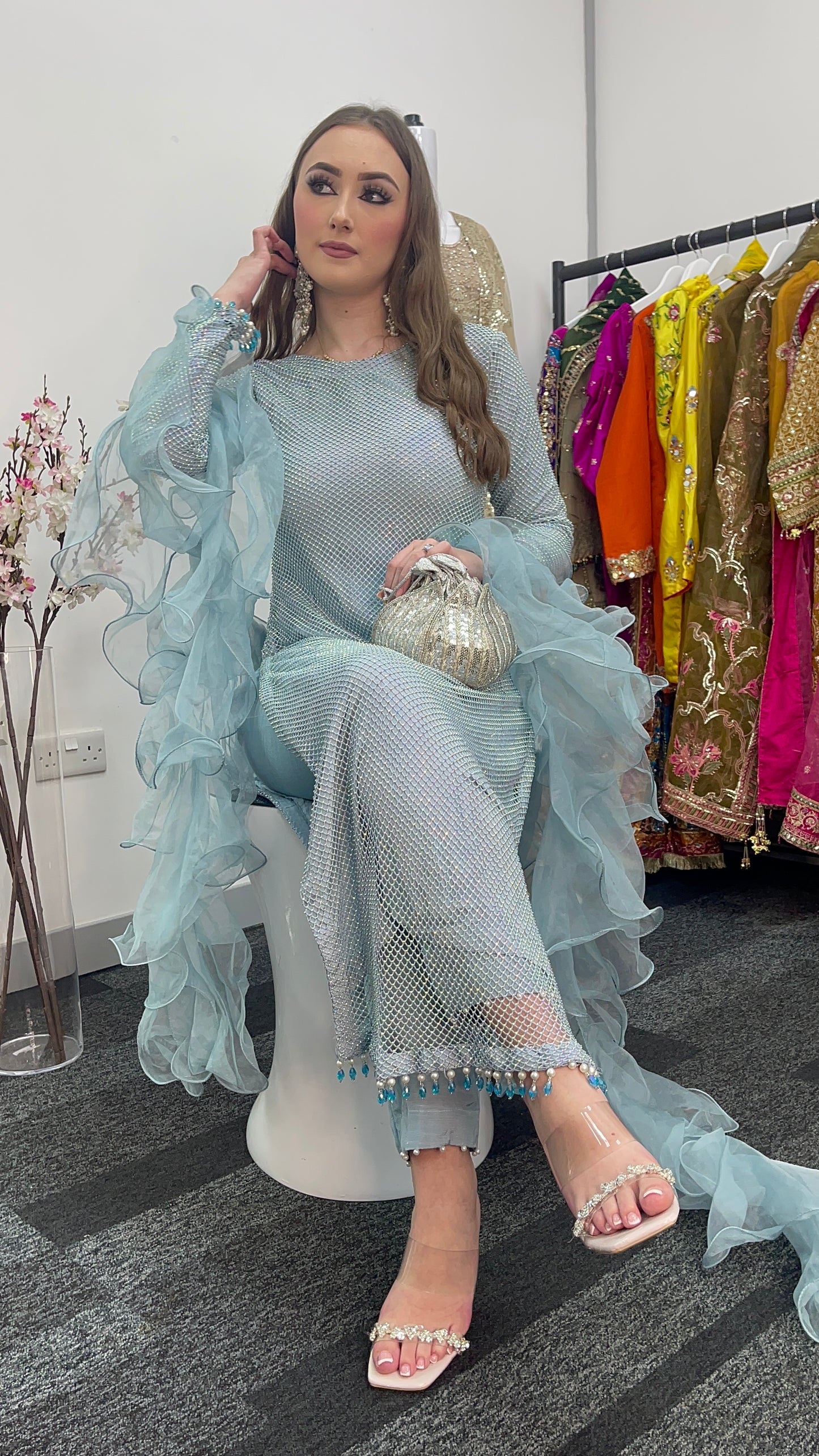 Fish Net - Blue -