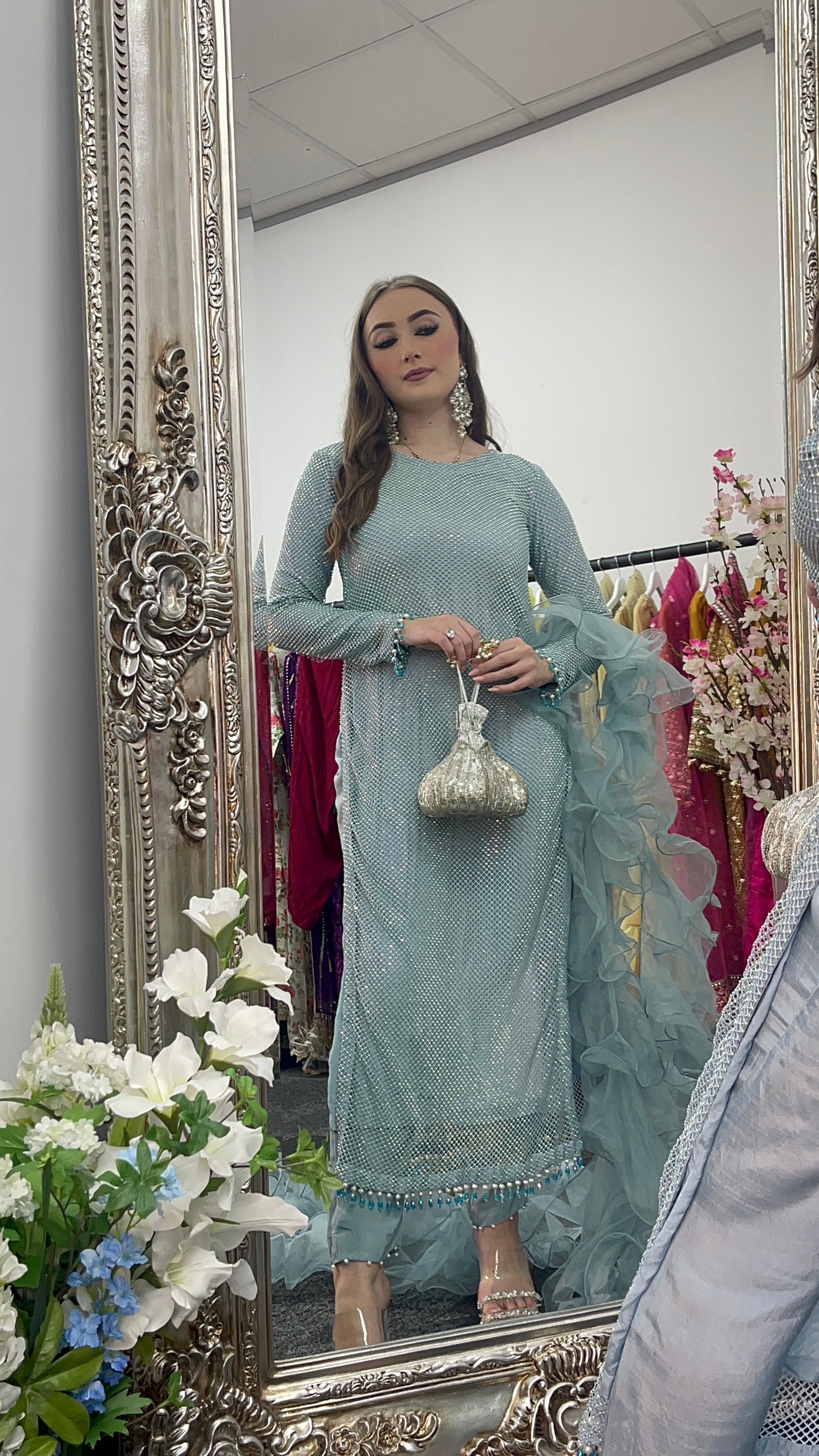 Fish Net - Blue -