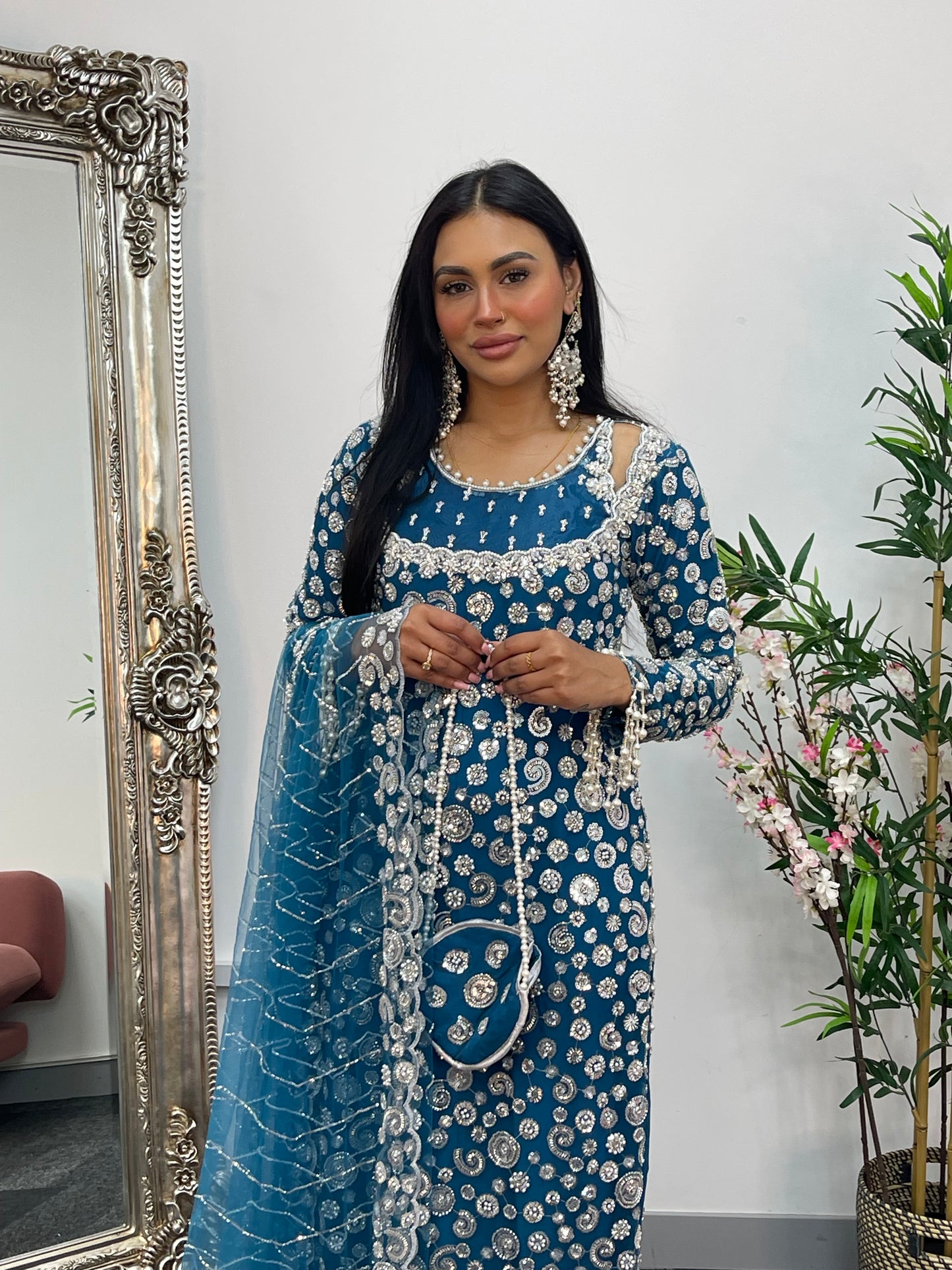 Bali - Cutdana Net - Teal - Baali - H