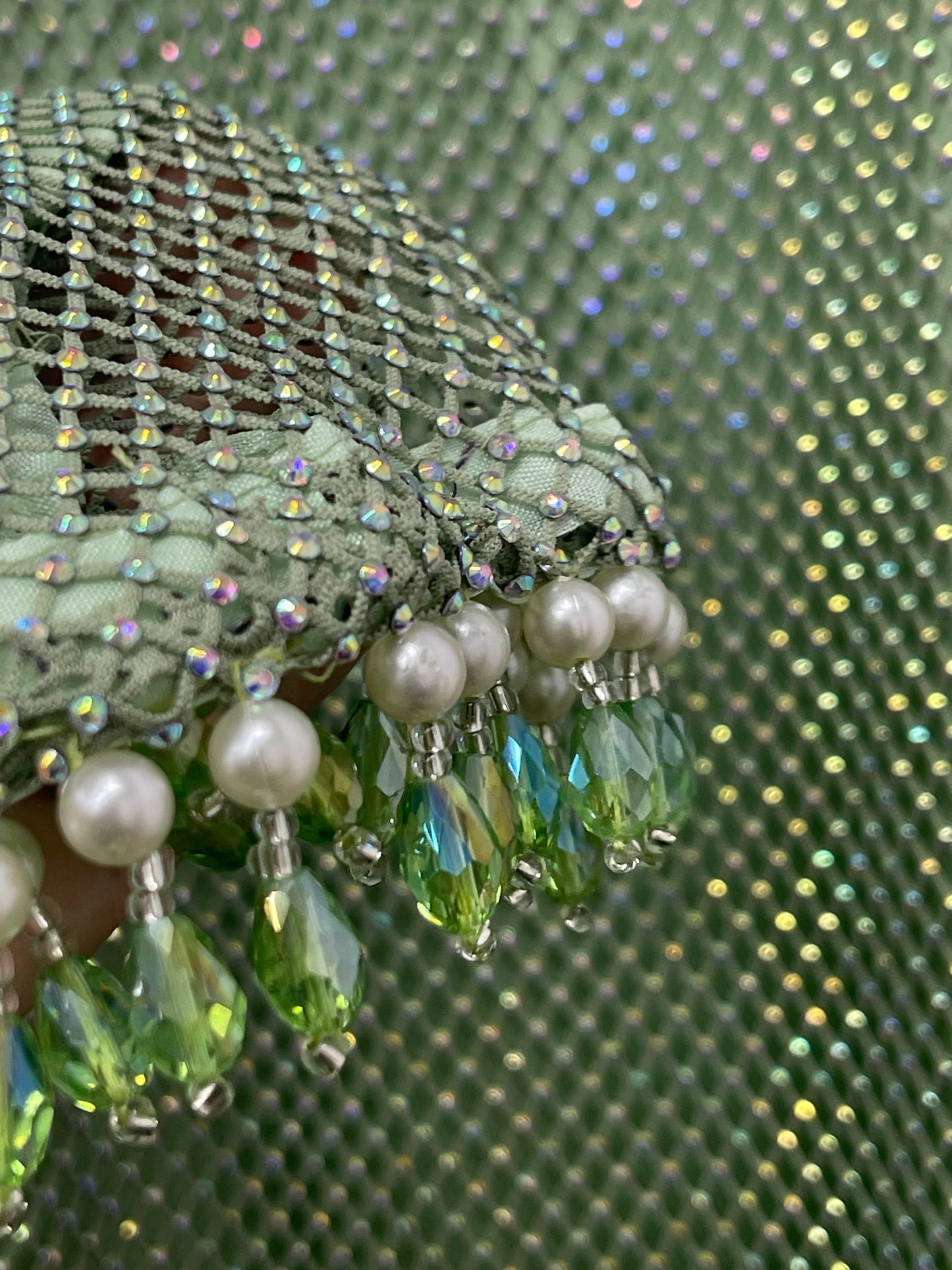 Fish Net - Mint Green -