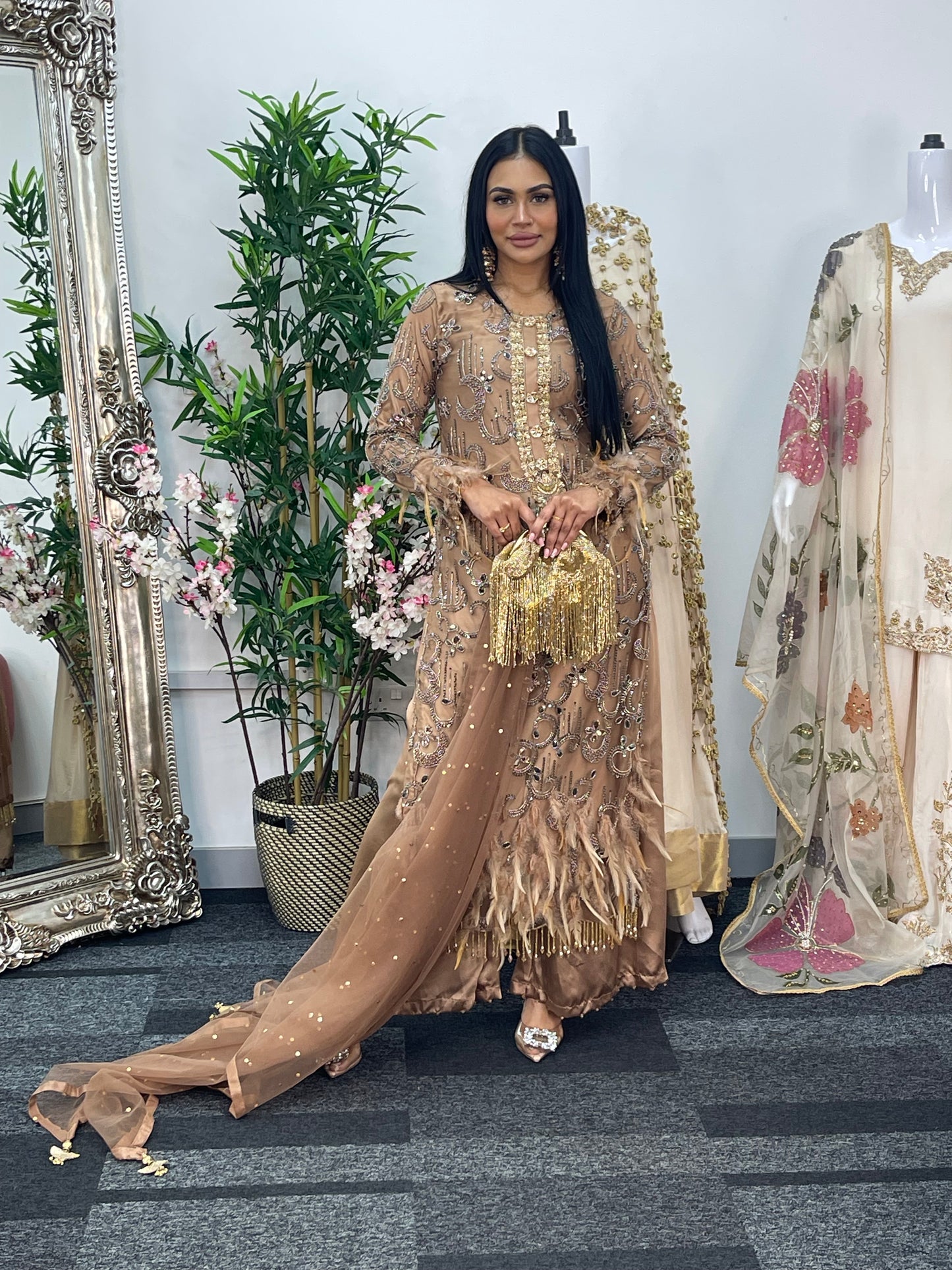 Mala - Cutdana Net - brown -