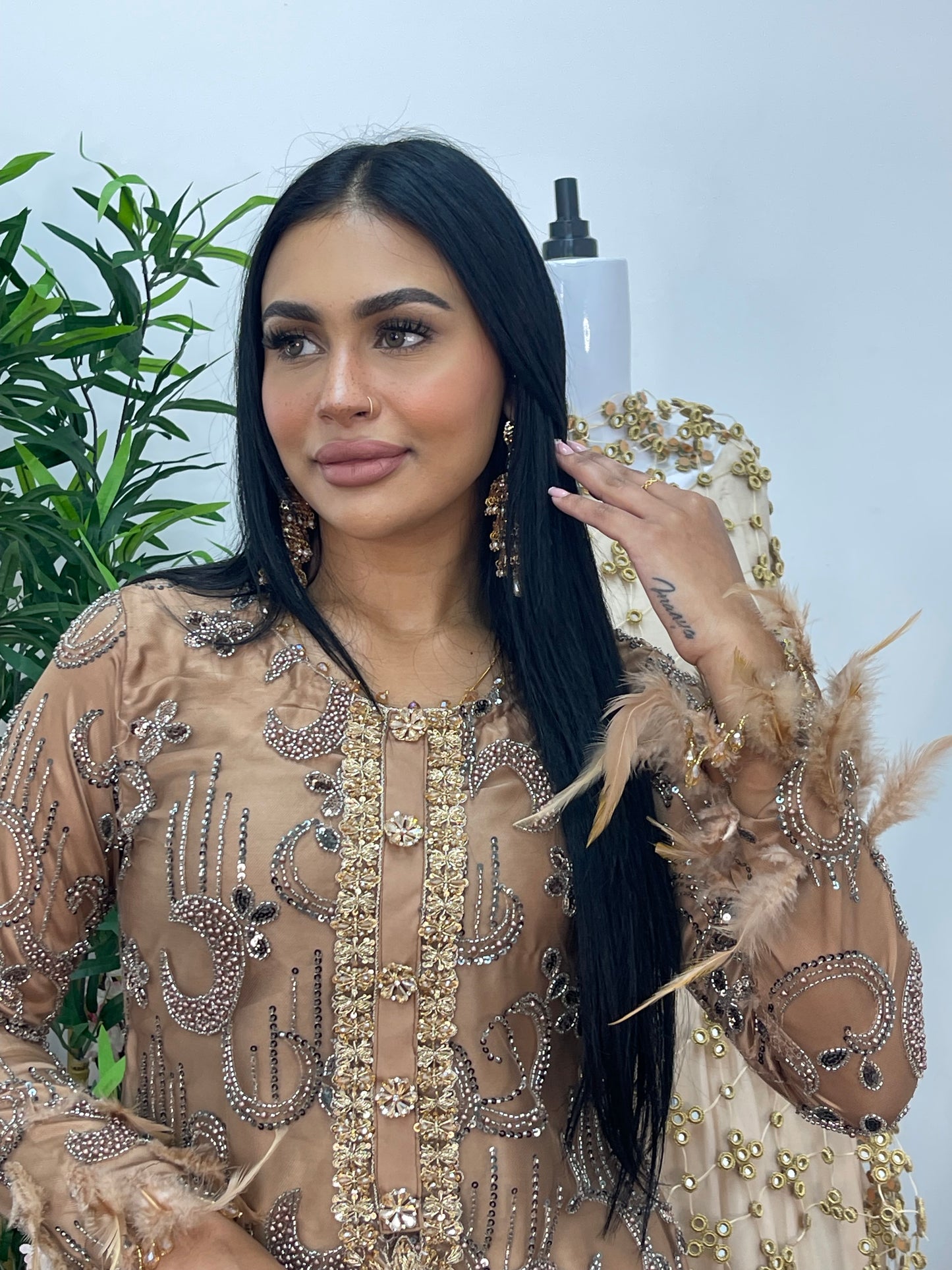 Mala - Cutdana Net - brown -