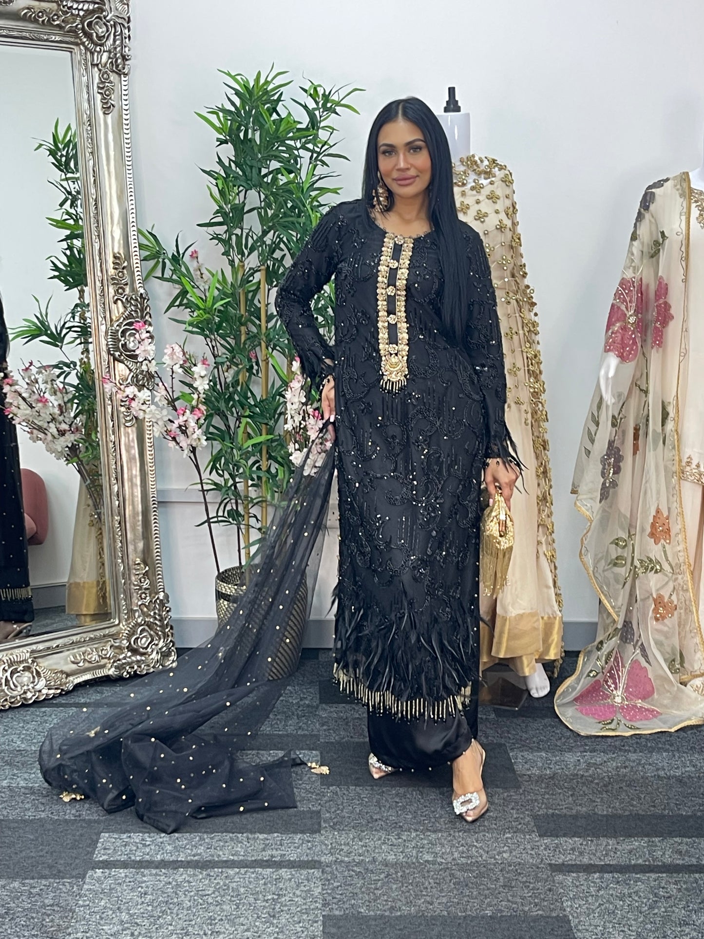 Mala - Cutdana Net - Black