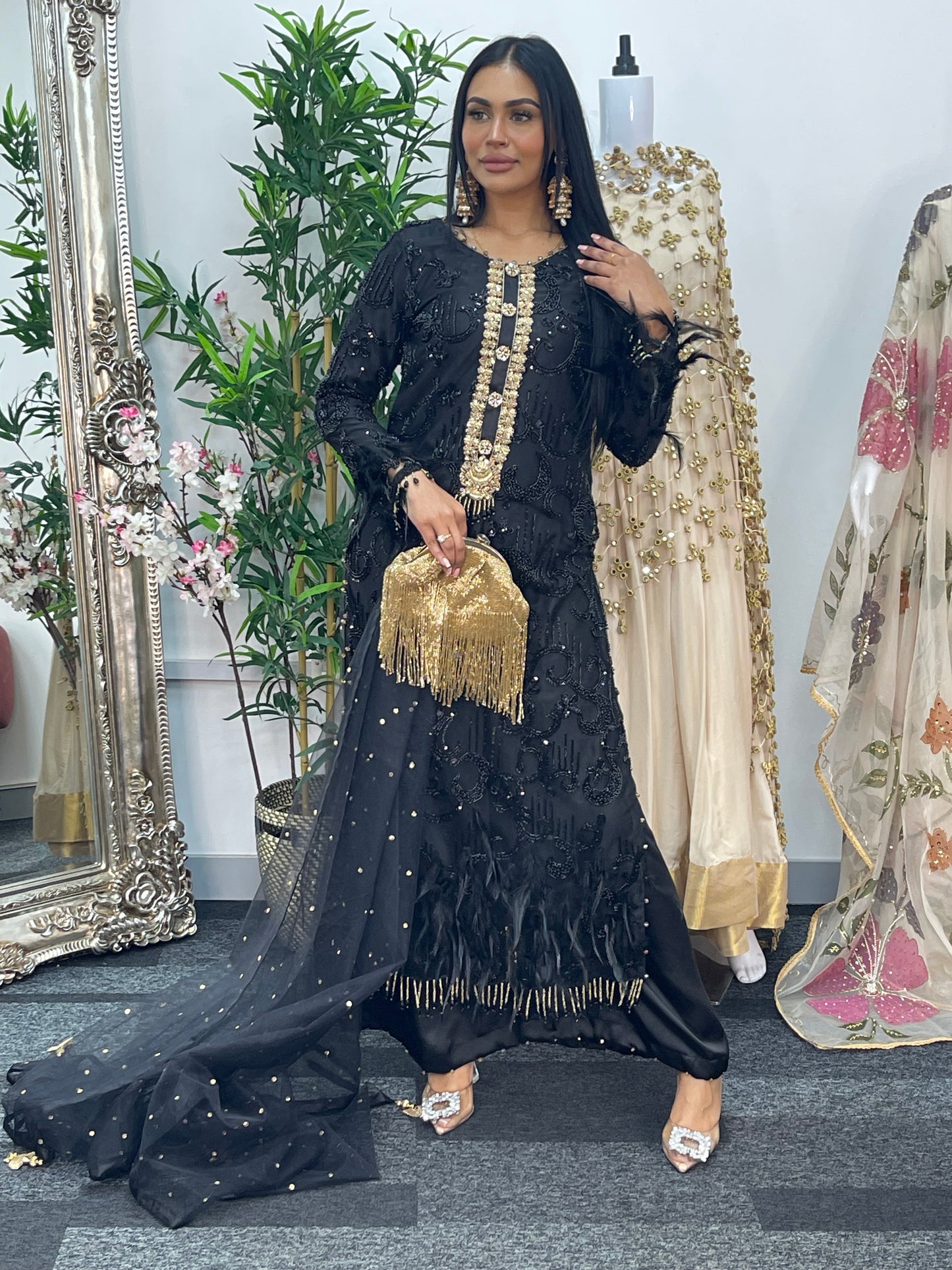 Mala - Cutdana Net - Black
