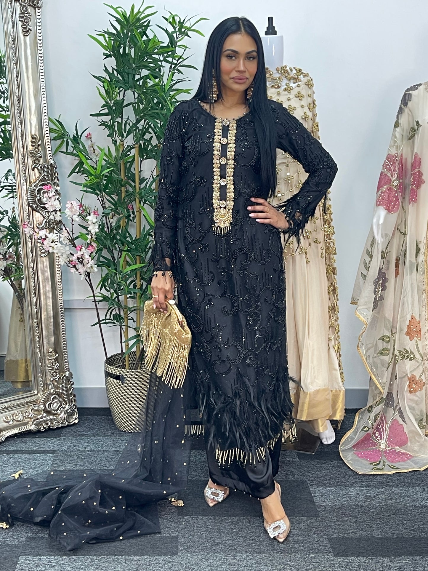 Mala - Cutdana Net - Black