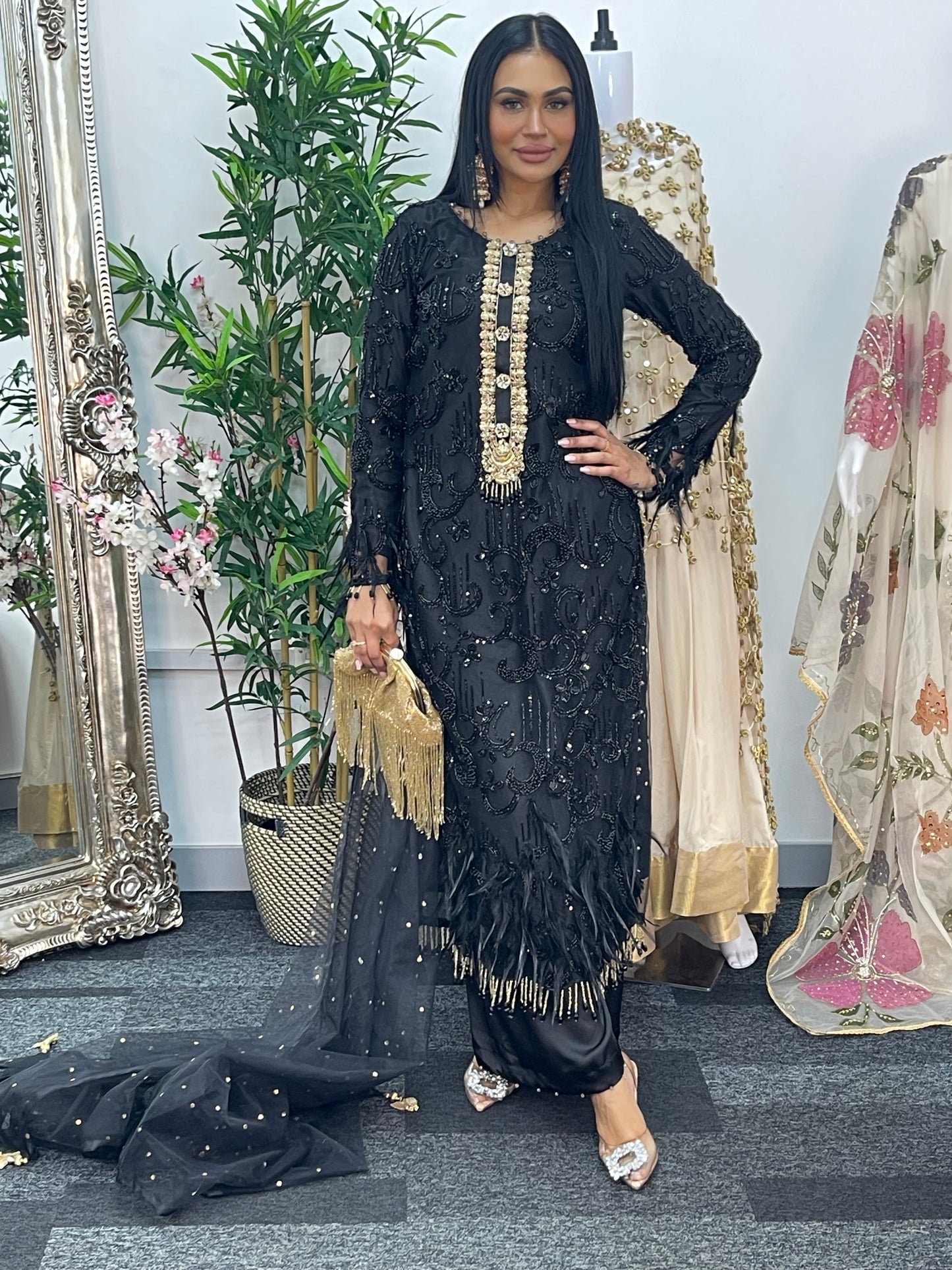 Mala - Cutdana Net - Black