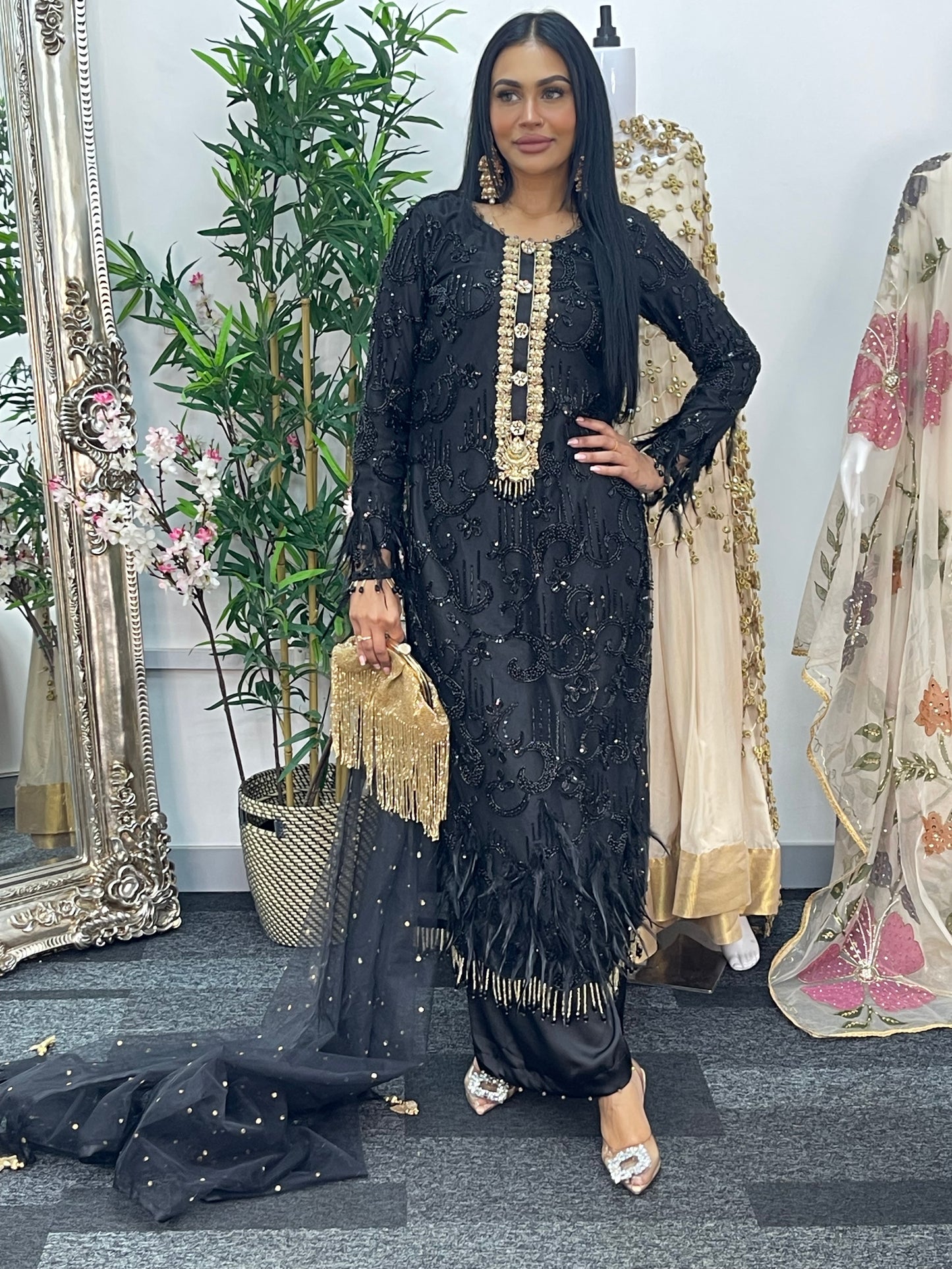 Mala - Cutdana Net - Black