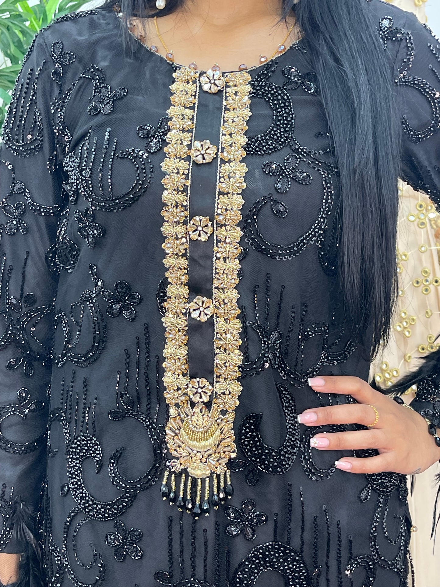 Mala - Cutdana Net - Black