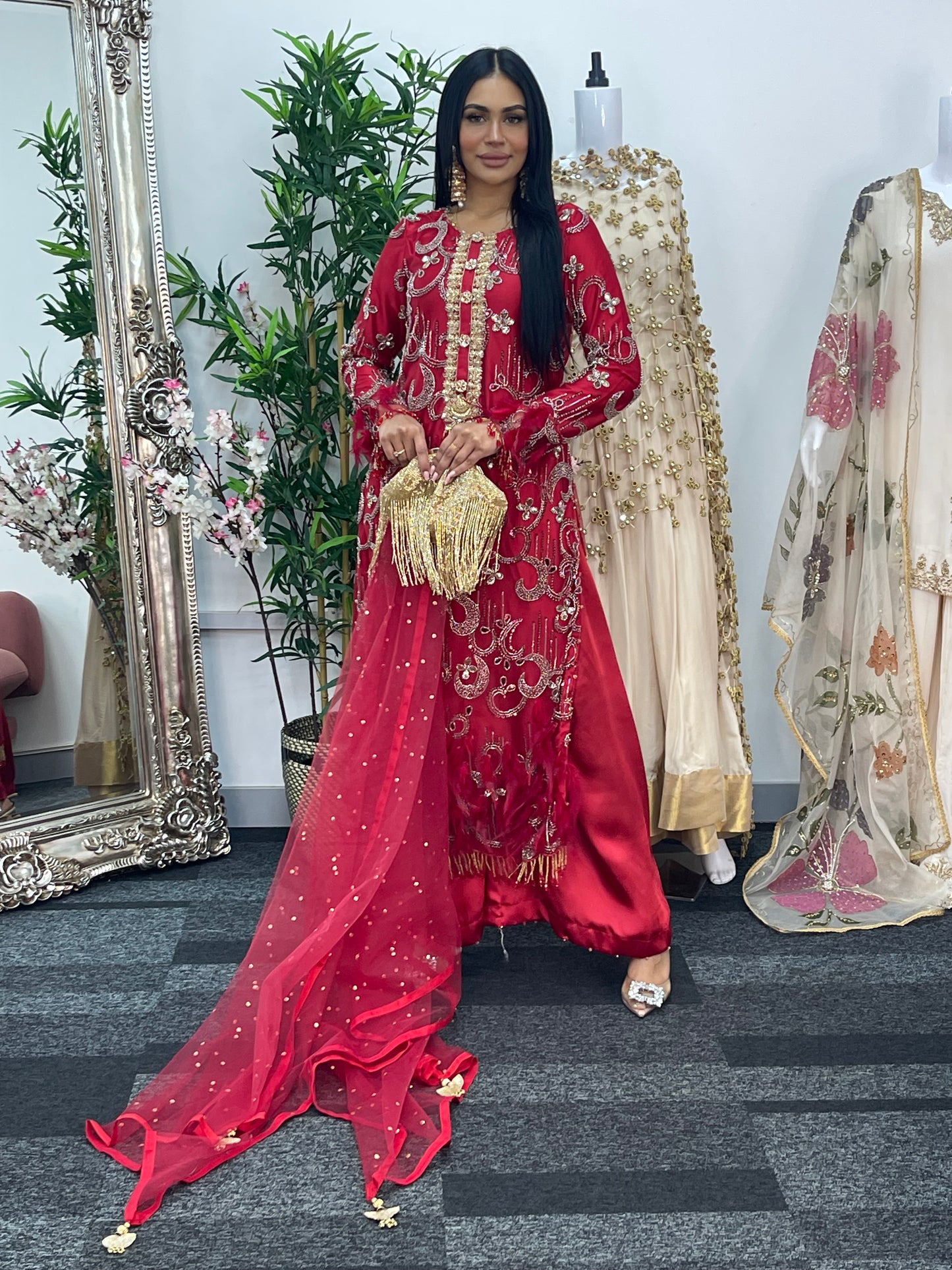 Mala - Cutdana Net - Red -