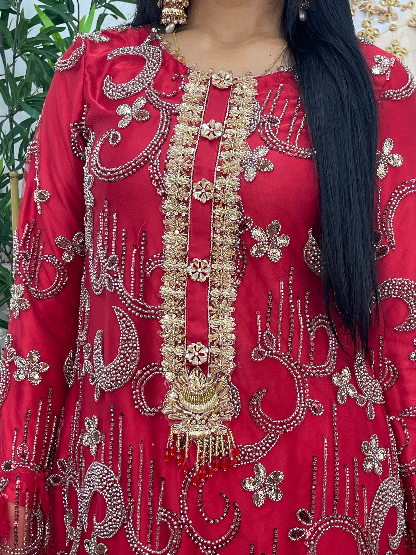 Mala - Cutdana Net - Red -