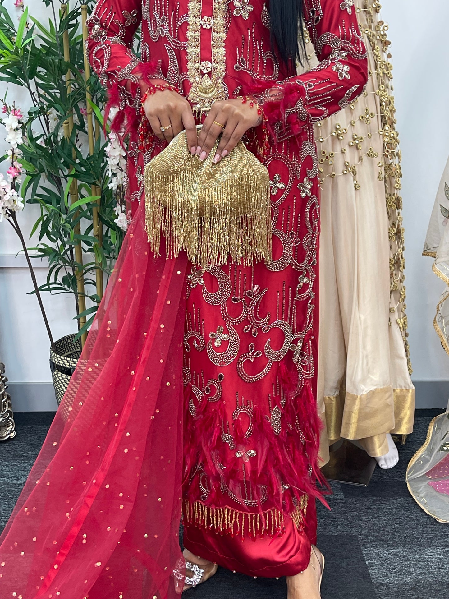 Mala - Cutdana Net - Red -