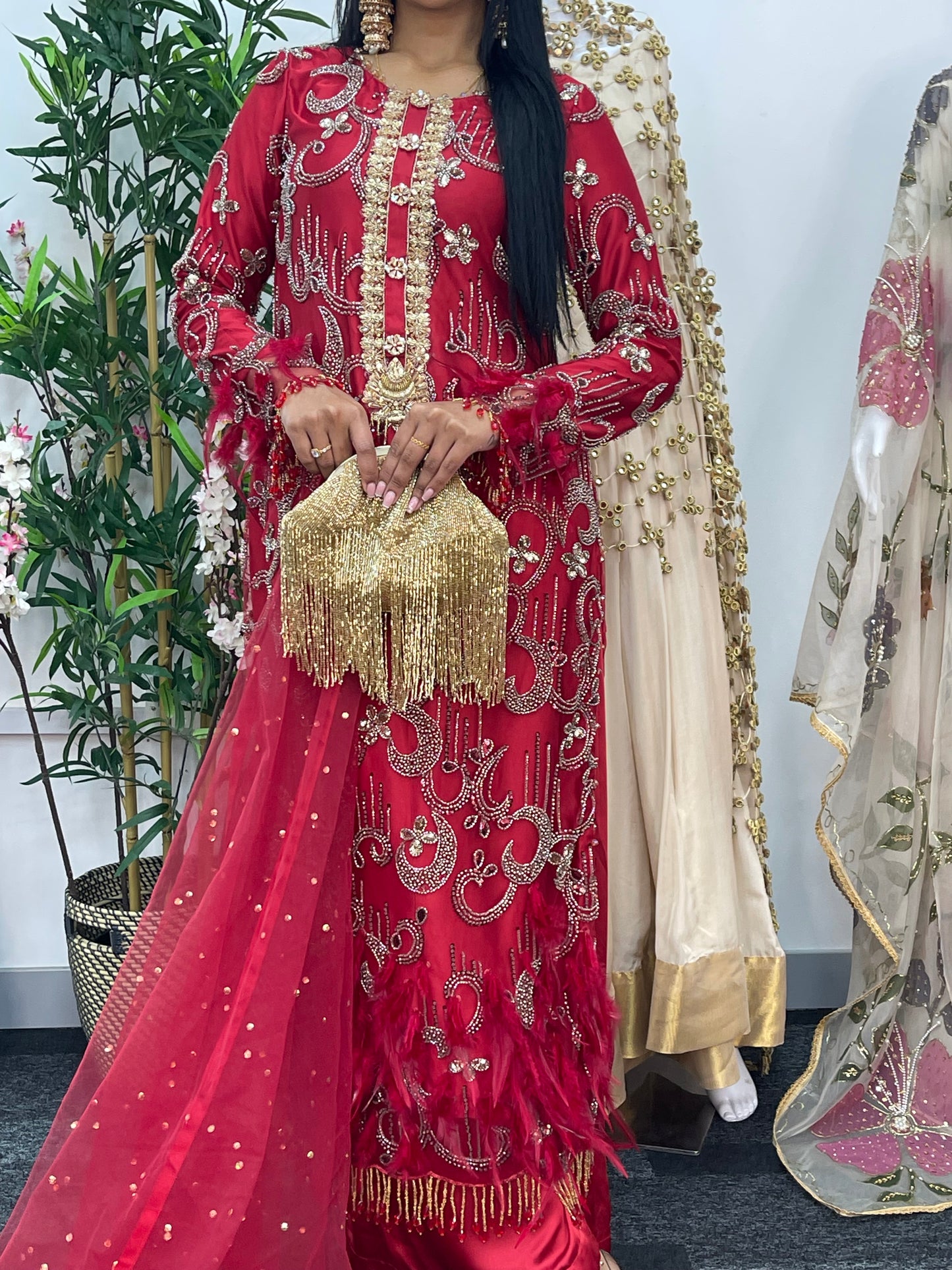 Mala - Cutdana Net - Red -