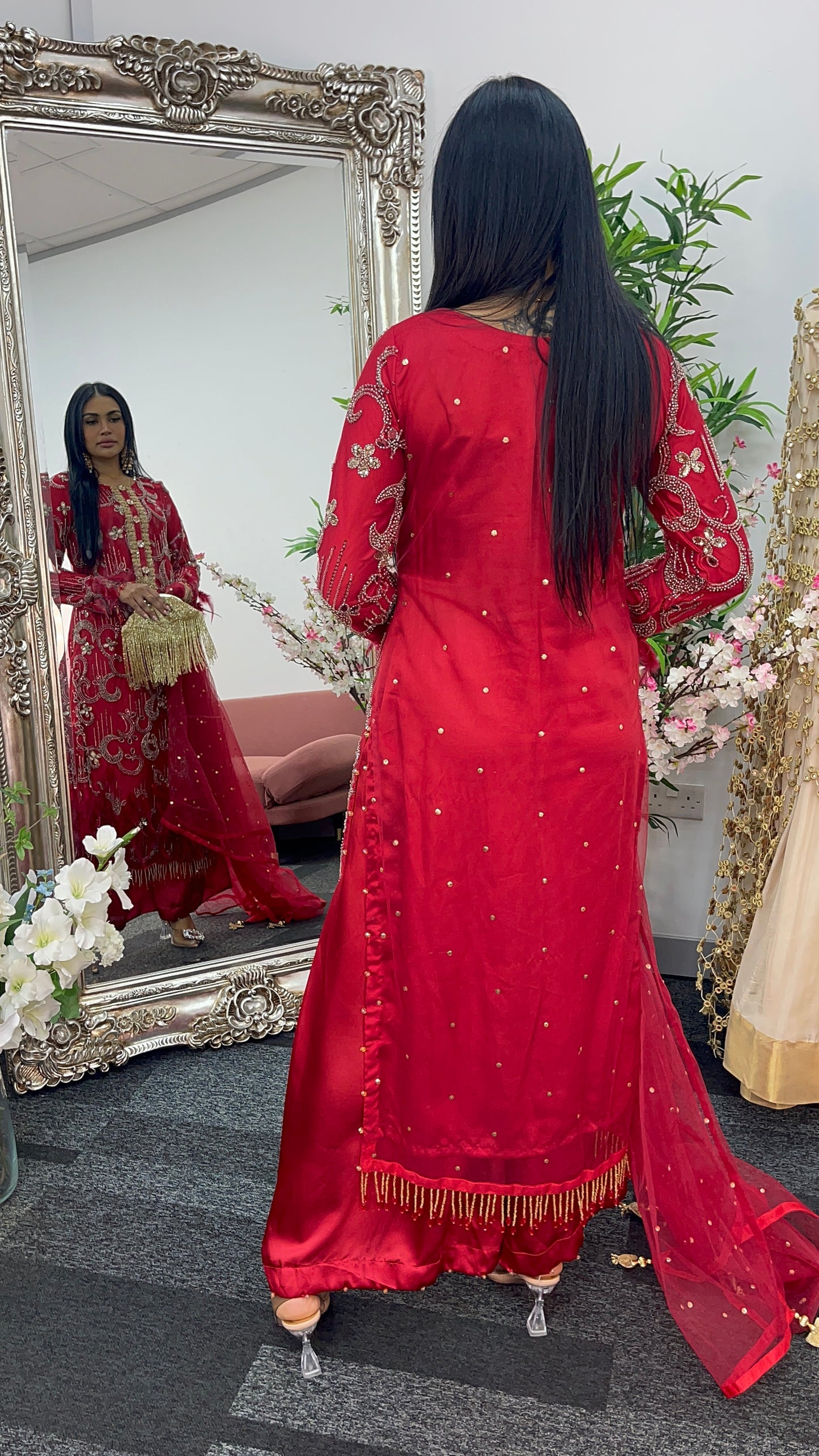 Mala - Cutdana Net - Red -