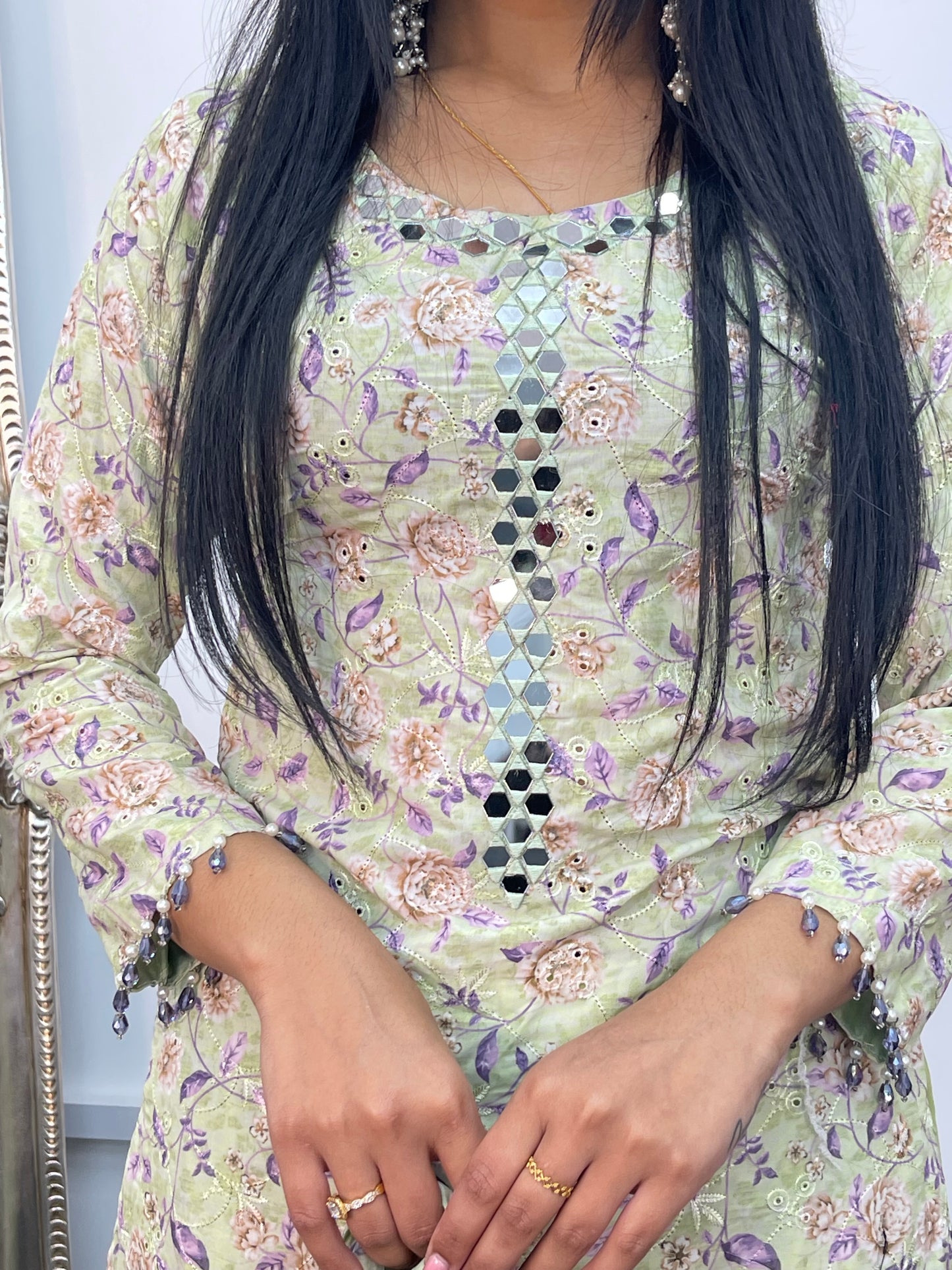 Swiss Lawn - chikankari - T