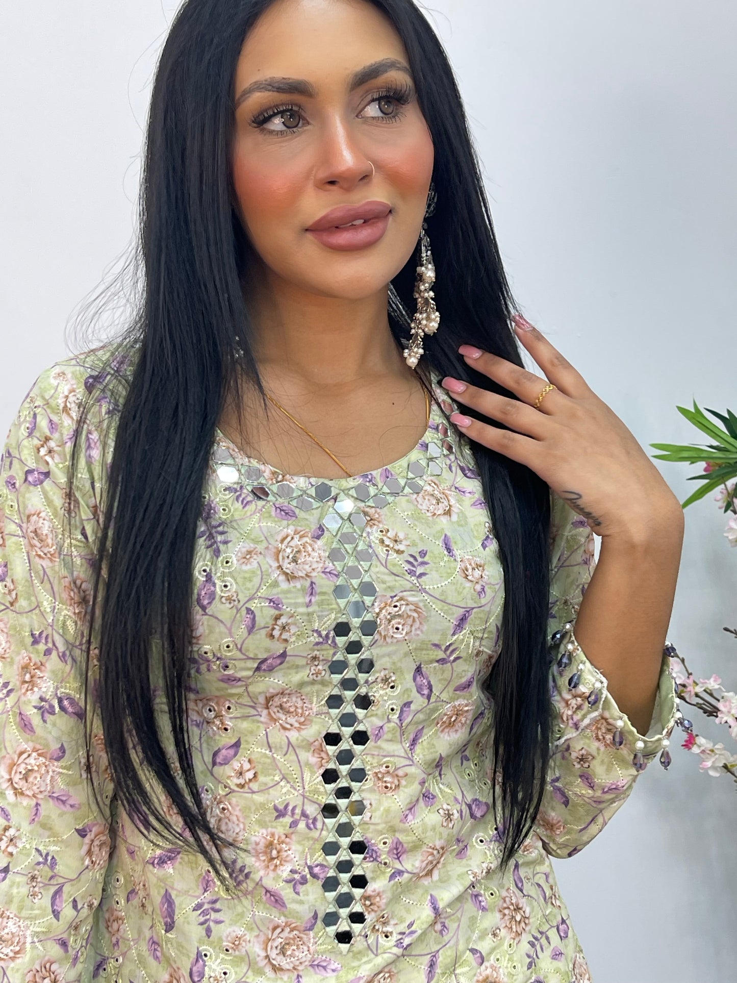 Swiss Lawn - chikankari - T