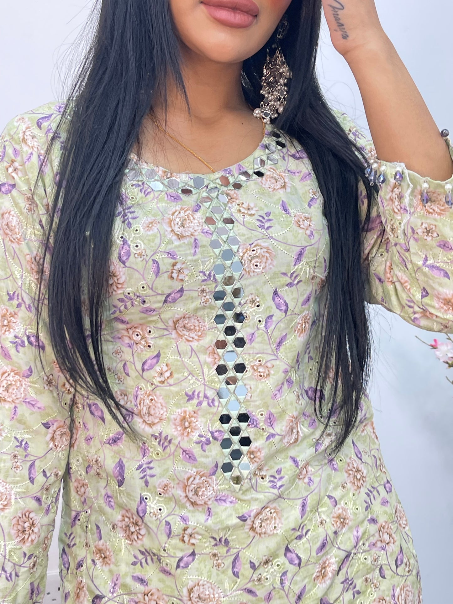 Swiss Lawn - chikankari - T