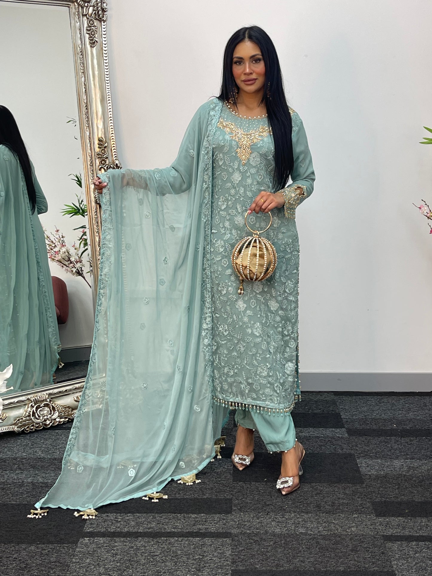 Fana - powder blue - C