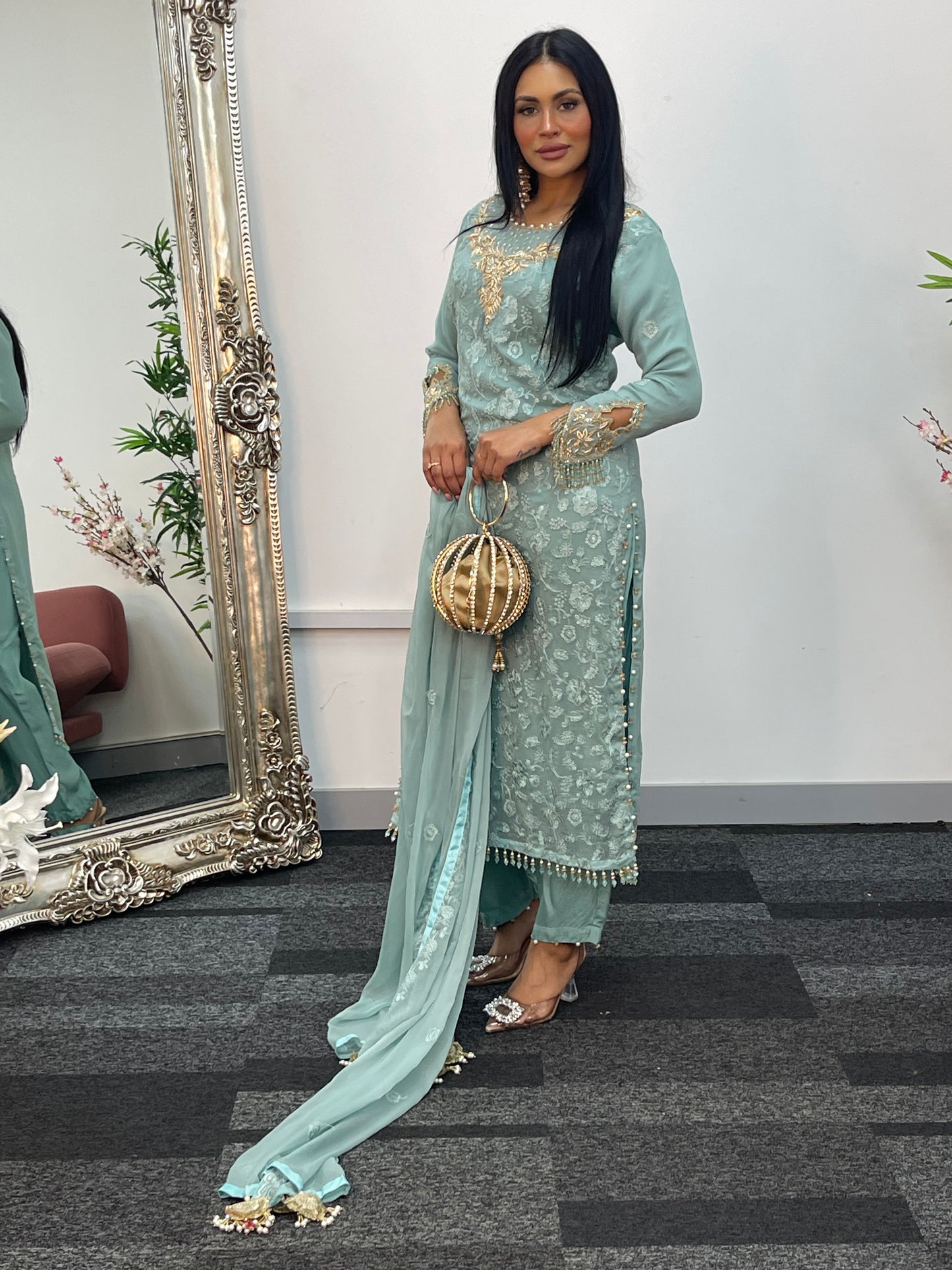 Fana - powder blue - C