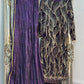 Snake - Cutdana Velvet - Purple