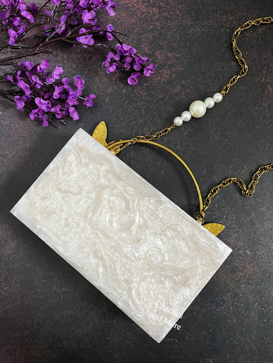 White Leaf Clutch