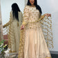 (Preorder 4-5 weeks) Posheeda Sheesh Dupatta with MAXI DRESS- Poshida Mirror Dupata -