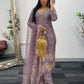 Payal - Cutdana Net - Lilac purple - A