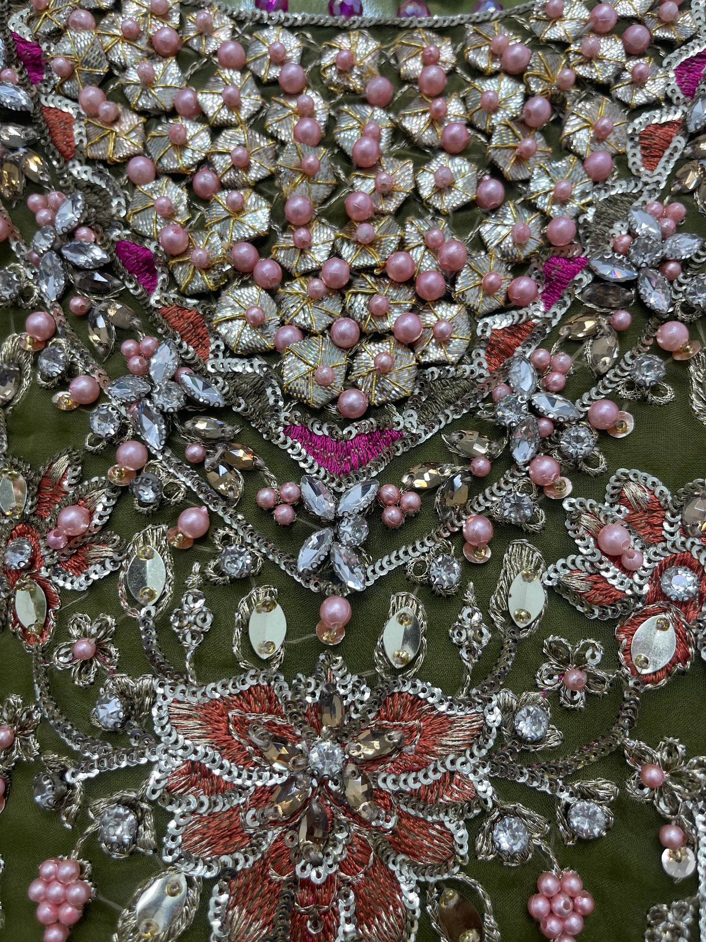 Mehndi - Maria B Inspired Maxi Lehnga