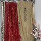 Sassi - Stunning Party / wedding wear - Gold - Red