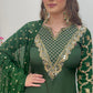 Afsana -  Hand Work - Party Wear - Green