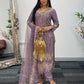 Payal - Cutdana Net - Lilac purple - A
