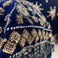 “Buff” Blue Black Rust Purple Velvet Cutdana - Party Wedding -
