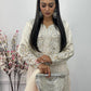 “Gulaabi” Luxury Outfit - Ombre Pink & Ivory