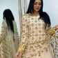 (Preorder 4-5 weeks) Posheeda Sheesh Dupatta with MAXI DRESS- Poshida Mirror Dupata -