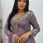 Payal - Cutdana Net - Lilac purple - A