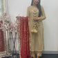 Sassi - Stunning Party / wedding wear - Gold - Red