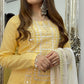 Chashni - Embriodered Lawn - yellow