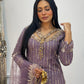 Payal - Cutdana Net - Lilac purple - A