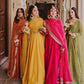 Chulbul - Mehndi - wedding Dress - Pink - Yellow- Green - Orange - Anarkali