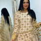 (Preorder 4-5 weeks) Posheeda Sheesh Dupatta with MAXI DRESS- Poshida Mirror Dupata -