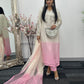 “Gulaabi” Luxury Outfit - Ombre Pink & Ivory