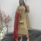 Sassi - Stunning Party / wedding wear - Gold - Red