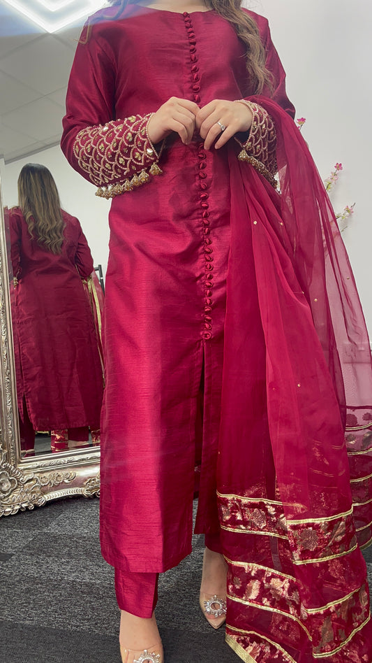 Laal Jora - Red Outfit - S