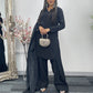 Saba - Farshi Shalwar - black