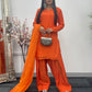Saba - Farshi Shalwar - Orange