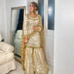 Posheeda Sheesh Dupatta with garara