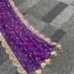 Rim Jhim -  Hand Work - Chiffon Party Wear - Black - Maroon -Purple - R